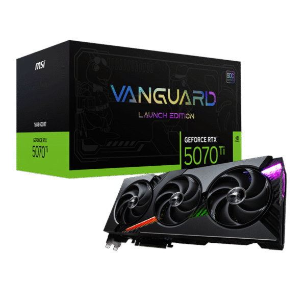 MSI GeForce RTX 5070 Ti 16G VANGUARD SOC LAUNCH EDITION